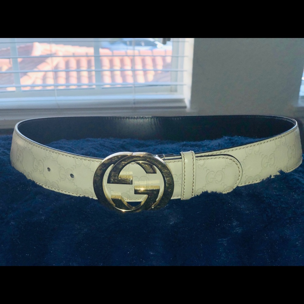Gucci belt monogram